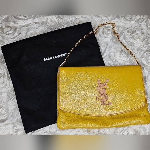 Yves Saint Laurent Handbags - YSL Yellow 2-way bag